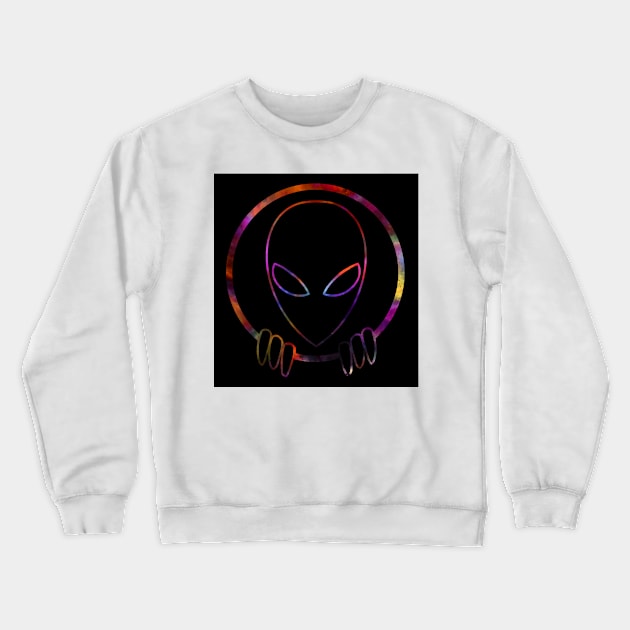 ALIEN HEAD 2 Crewneck Sweatshirt by equiliser